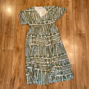 NWT Baltic Born Austin Kimono Dress Green XL